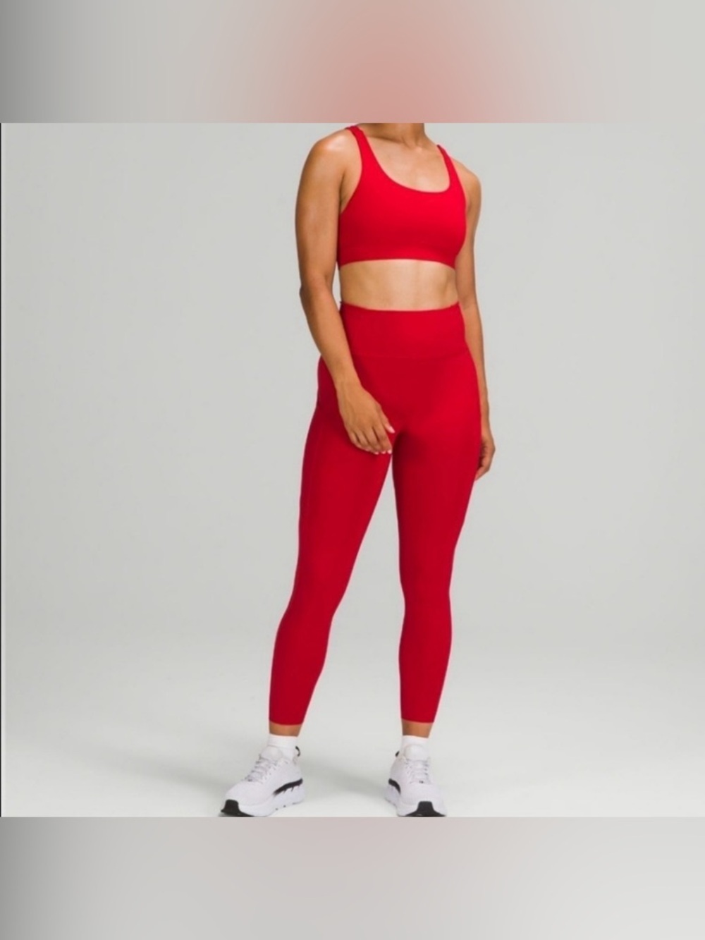 Lululemon Instill High Rise Tight 25” in Dark Red - Size 6 - Rare Colorway!